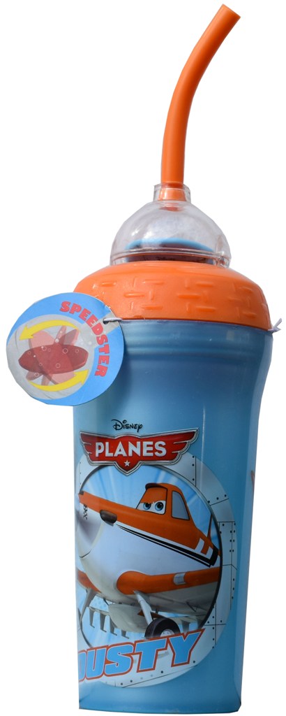 Pahar Disney Planes cu pai 350ml melamina